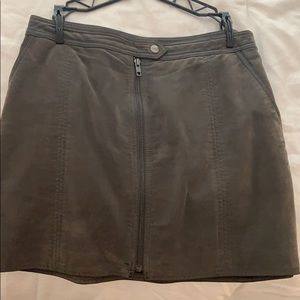 Leather skirt